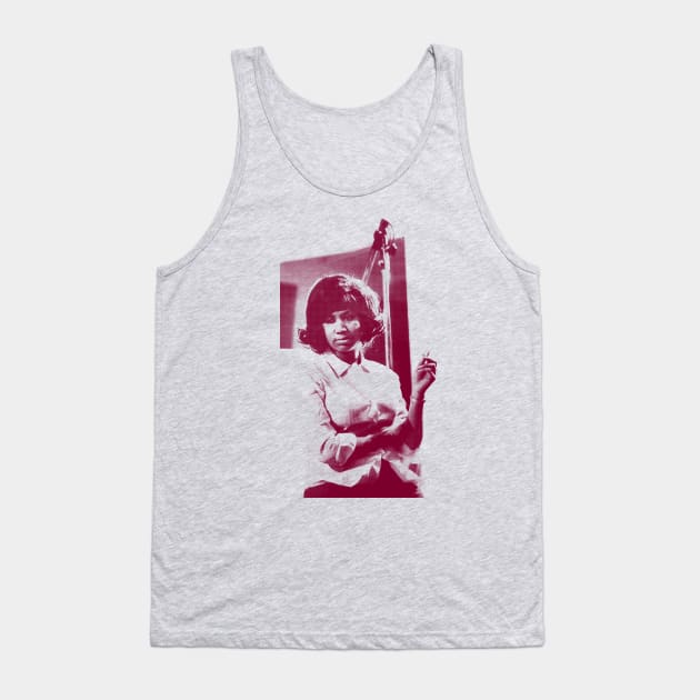 Aretha Franklin Vintage Tribute Design Tank Top by DankFutura